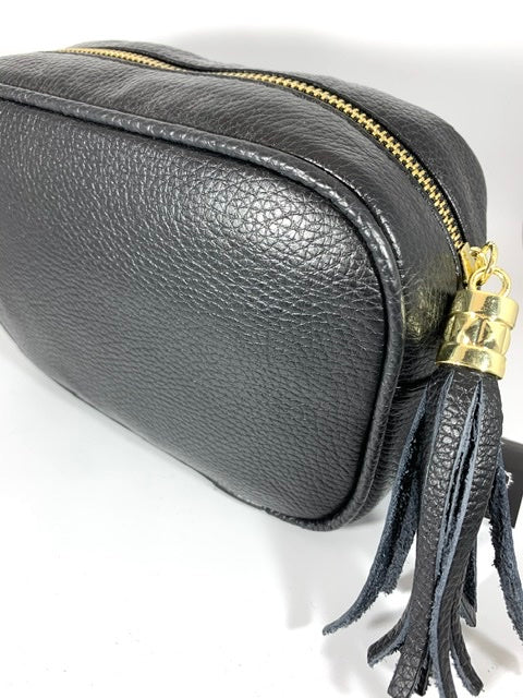 Bolso piel Alhoa negro