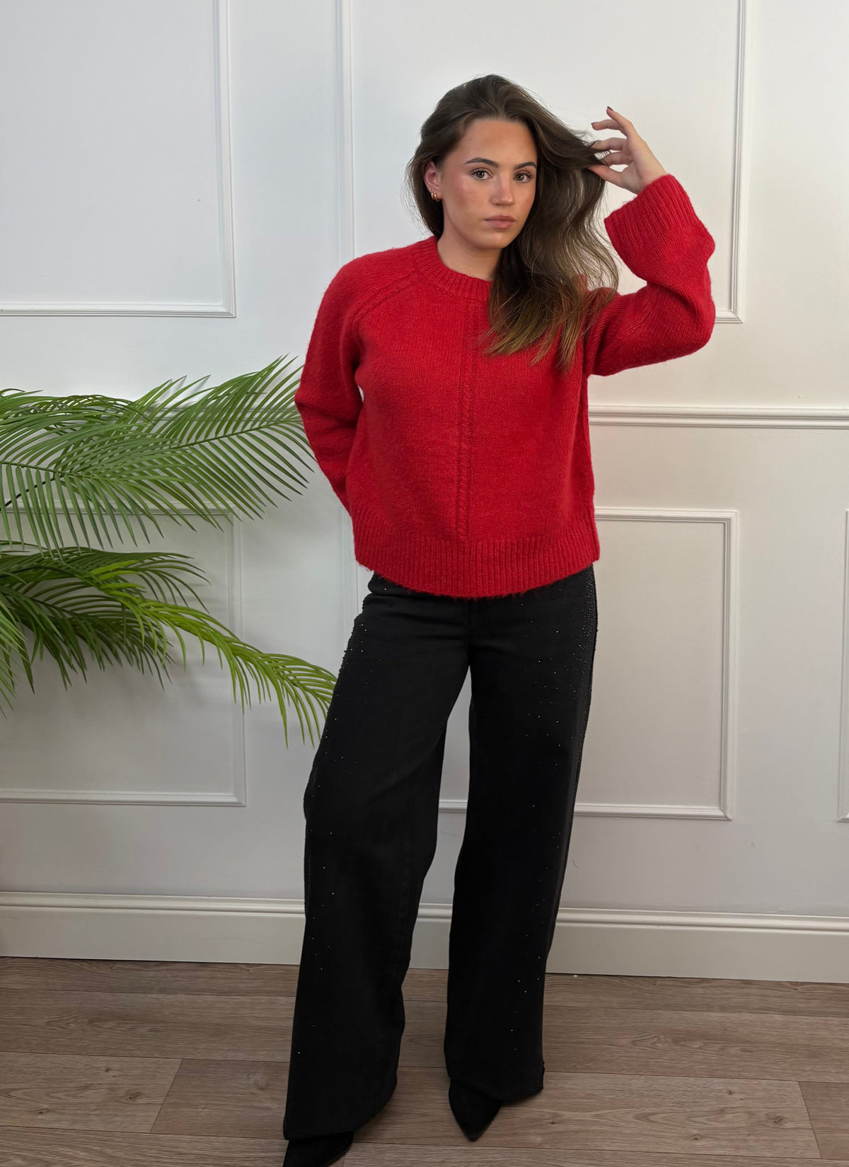 JEANS NEGROS BRILLOS