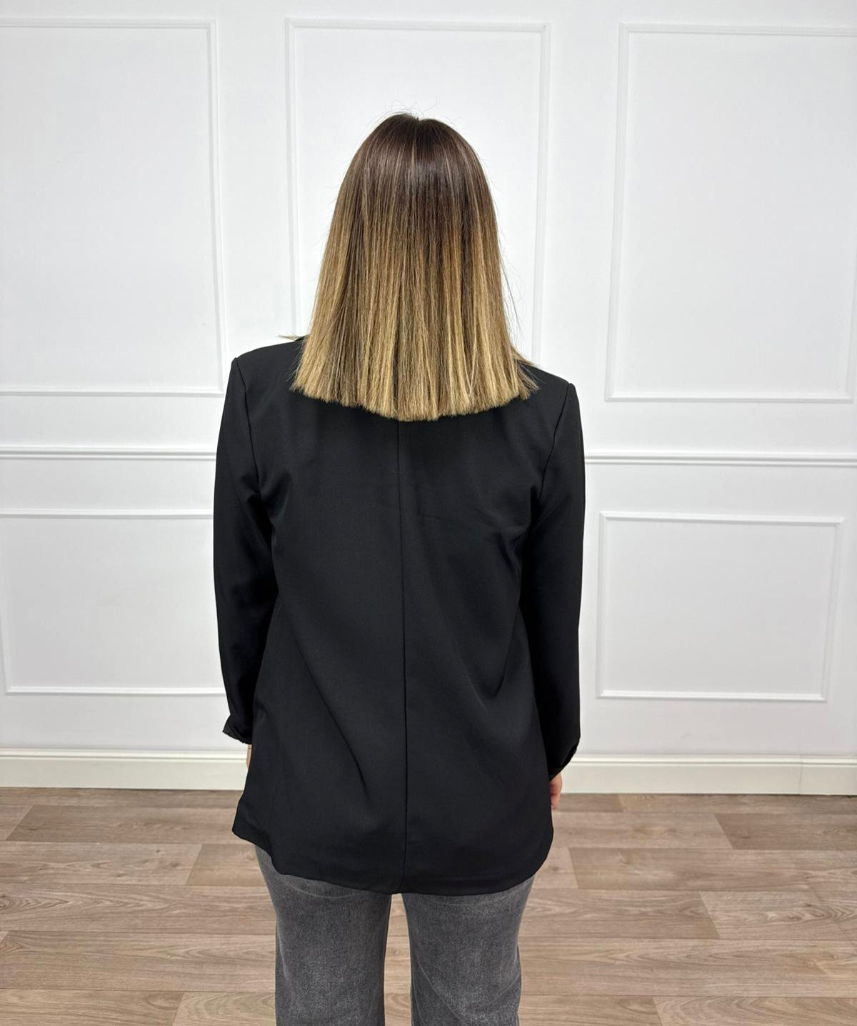 Blazer básica negra