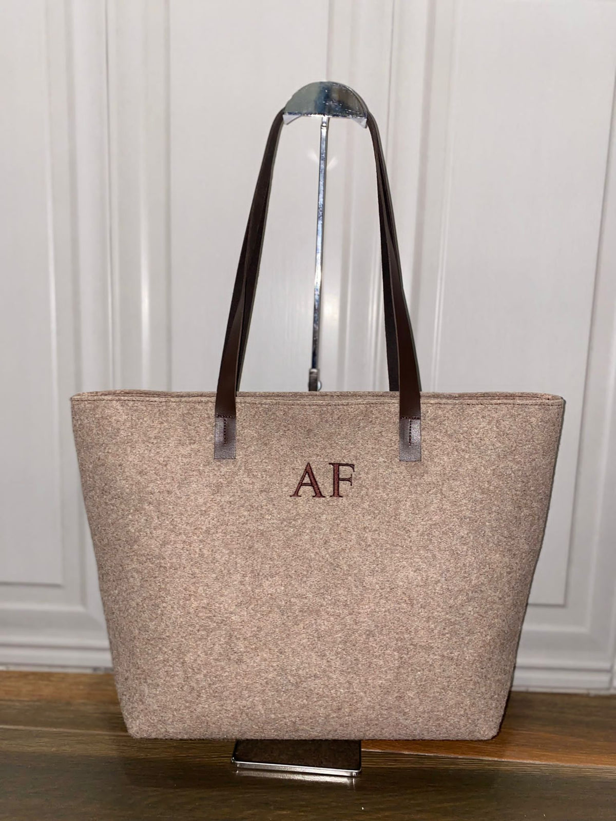 Bolso fieltro grabado personalizable
