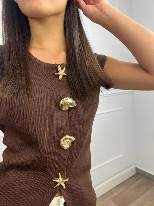 Chaleco detalles mar