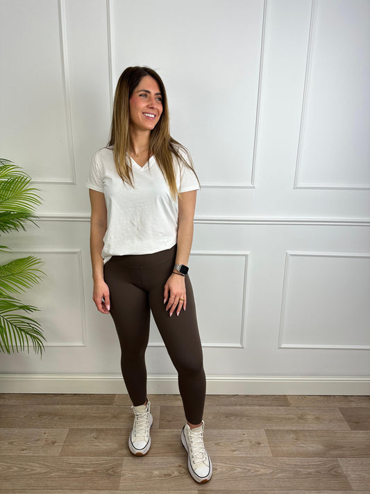 Leggings marrón chocolate