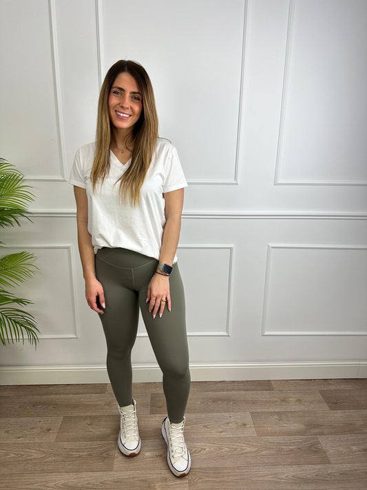 Leggings verde caza