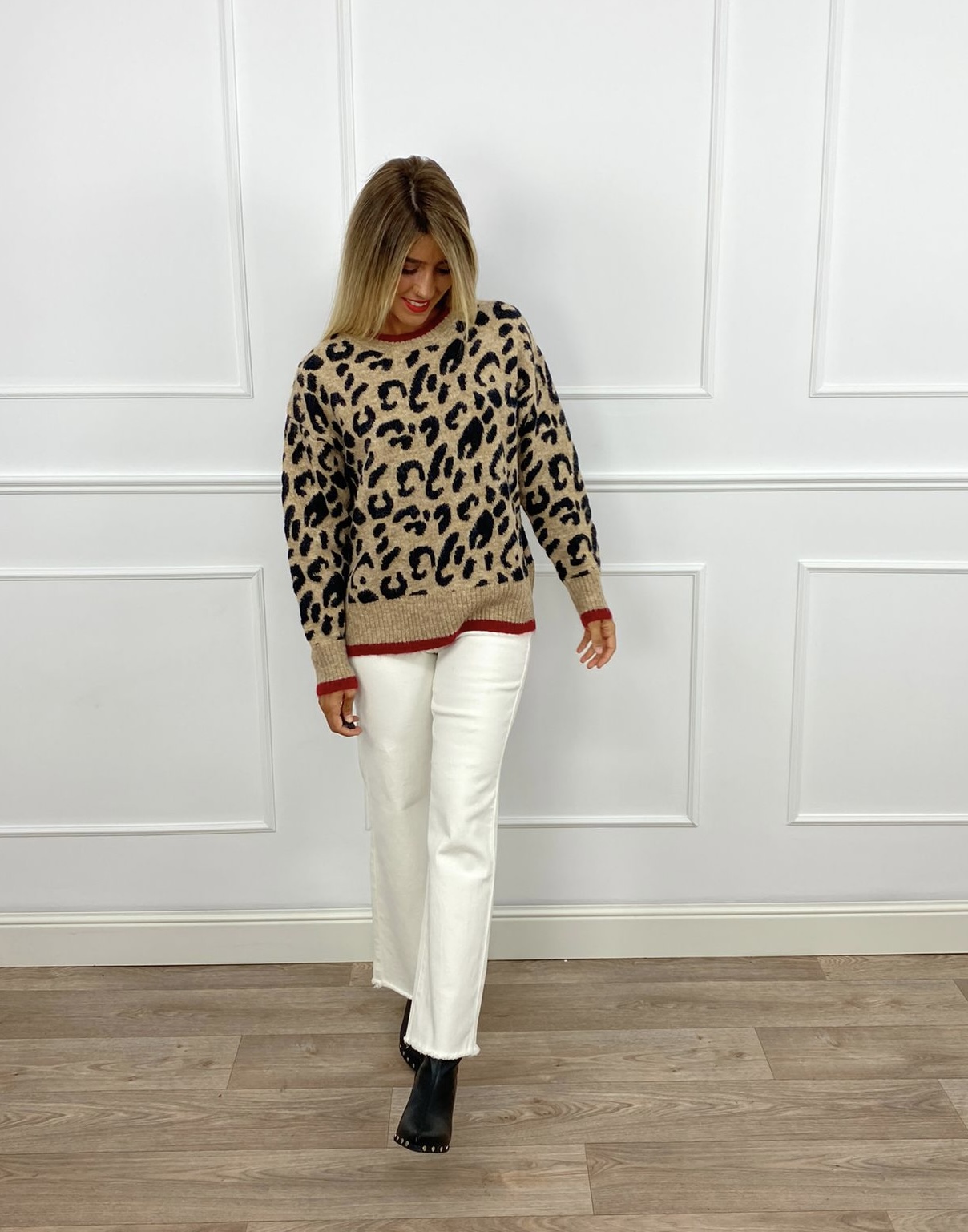 JERSEY LEOPARDO BORDES BURDEOS 2